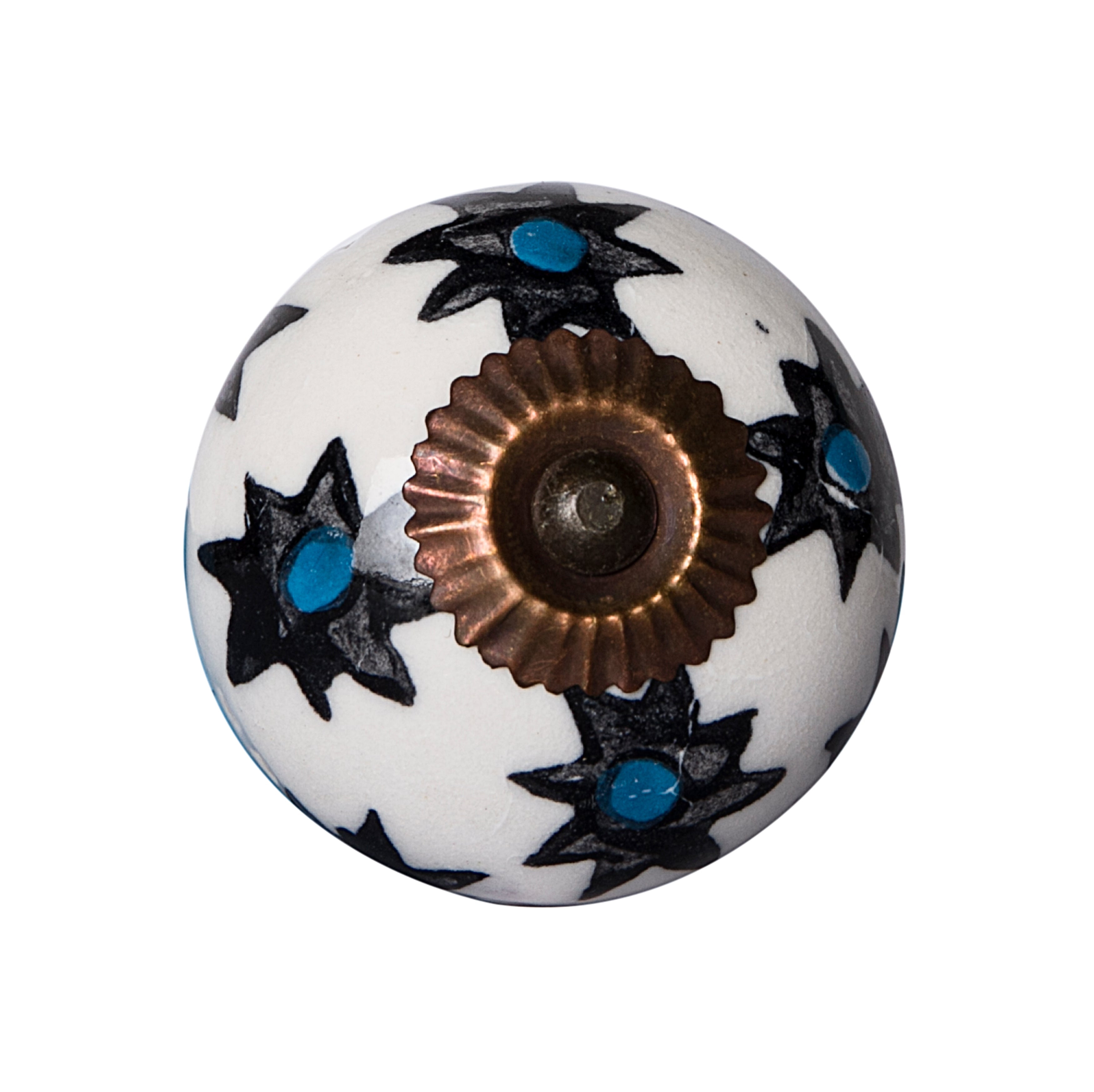 Knob-It Home Decor Classic Cabinet & Drawer Knobs-White/Black/Turquoise/Copper