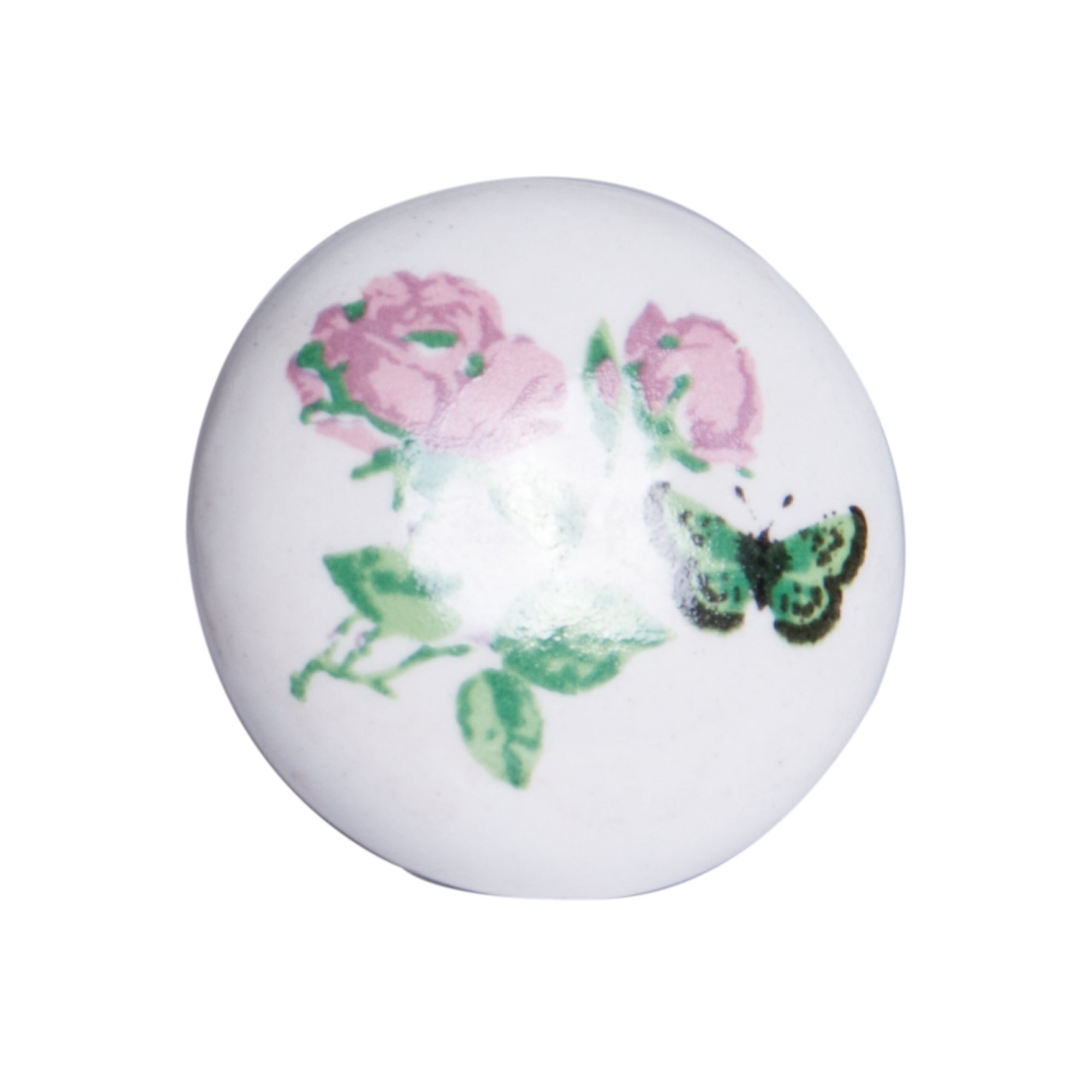 Knob-It Home Decor Classic Cabinet & Drawer Knobs-White/Pink/Green