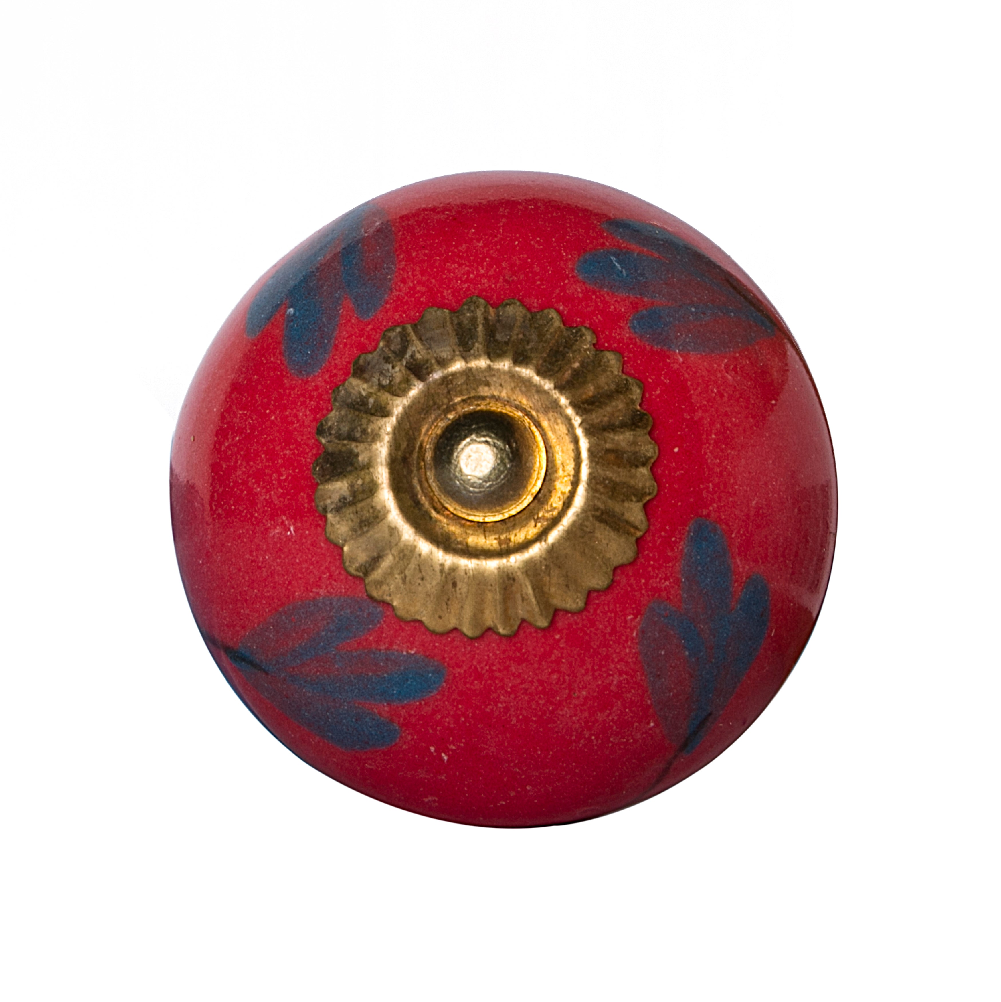 Knob-It Home Decor Classic Cabinet & Drawer Knobs-Red/Blue/Gold