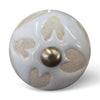 Knob-It Home Decor Classic Cabinet & Drawer Knobs-White/Beige/Silver