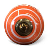 Knob-It Home Decor Classic Cabinet & Drawer Knobs-Orange/White/Copper