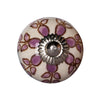 Knob-It Home Decor Classic Cabinet & Drawer Knobs-Lavender/Cream/Silver