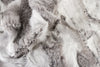 Natural Home Decor Classic Rabbit Fur Throw 50"X60"