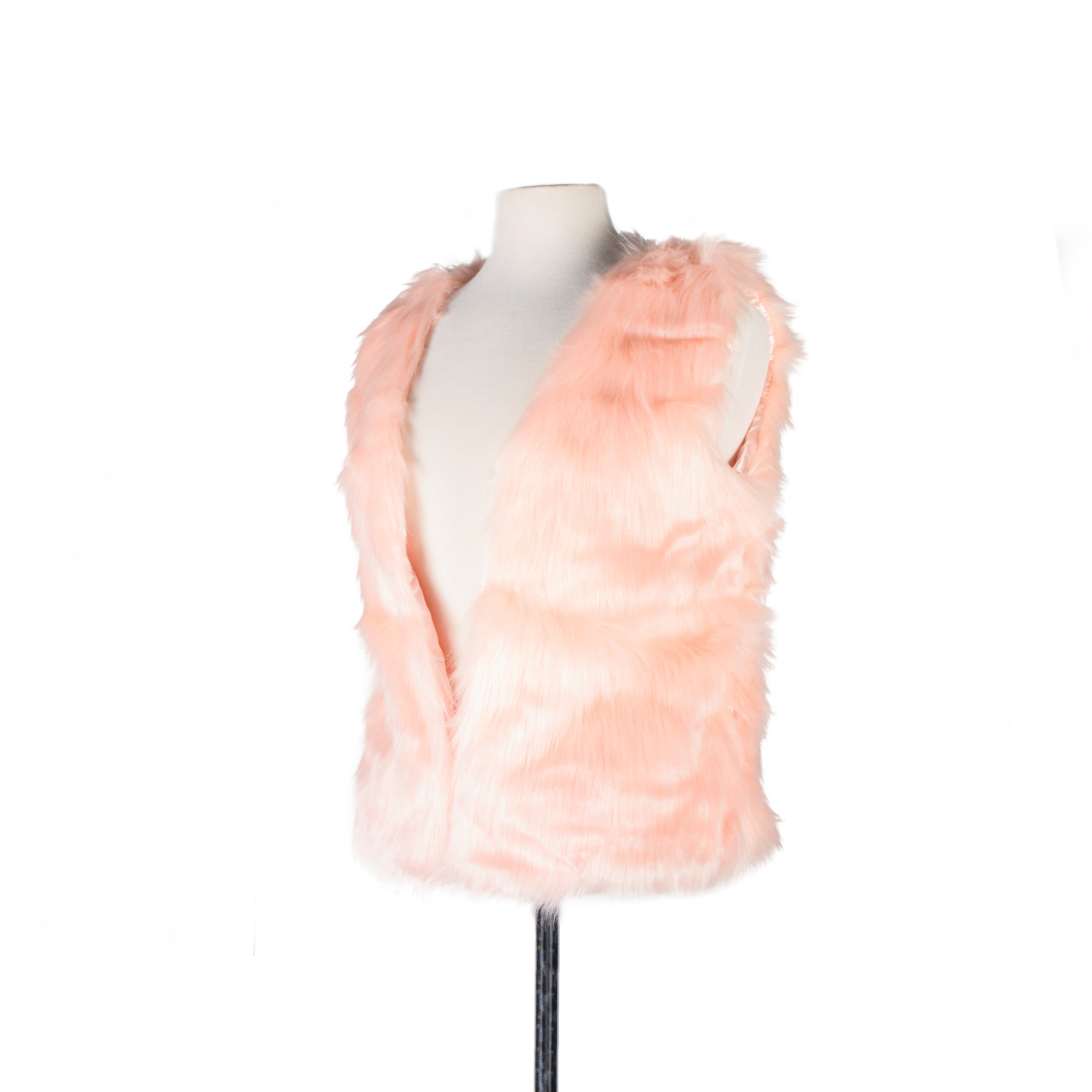 Luxe Faux Fur Women Vest | Pink