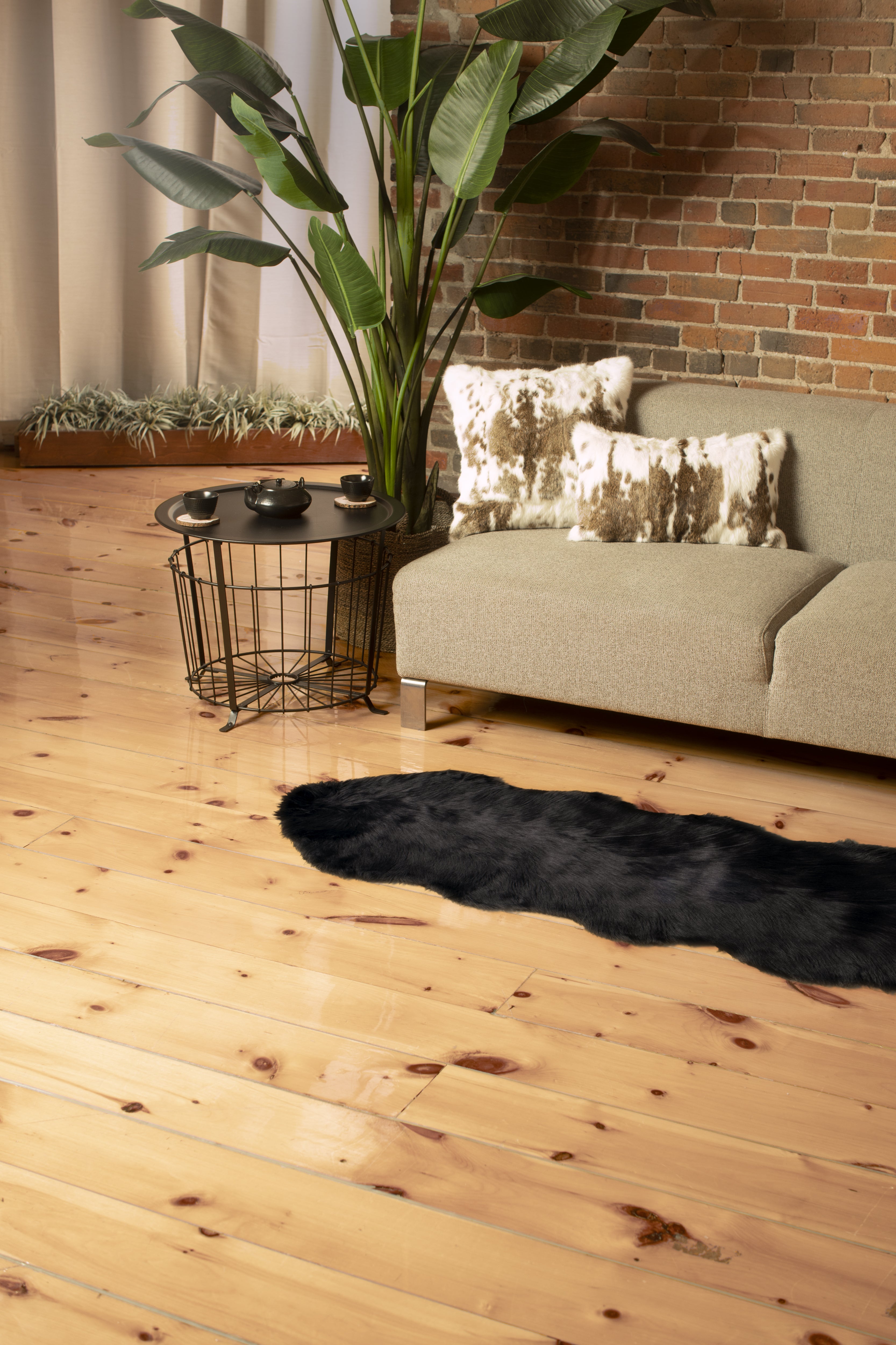 Luxe Gordon Faux Sheepskin Double Rug | 2'x6'