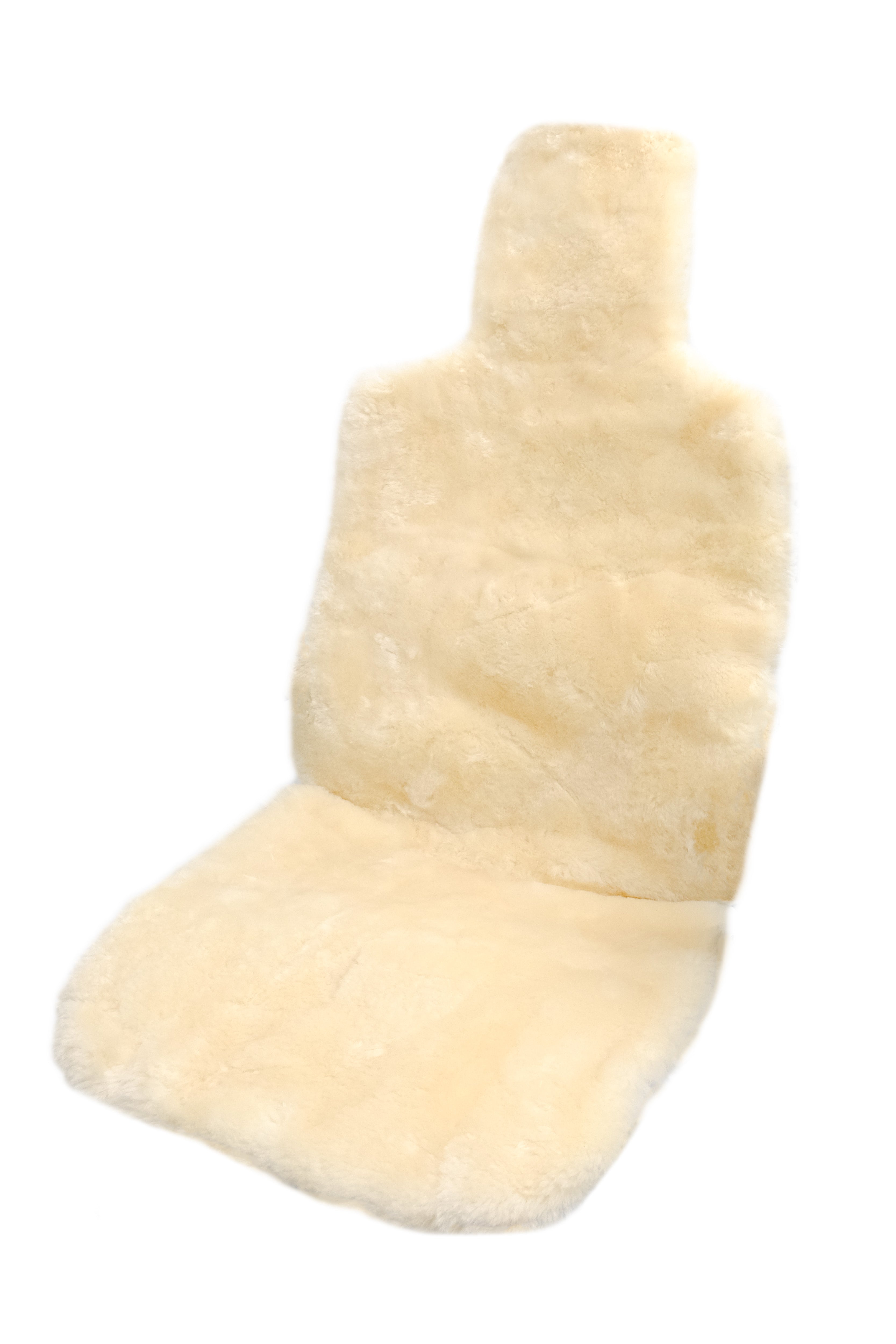 Natural Auto Sheepskin Full Seat Cover