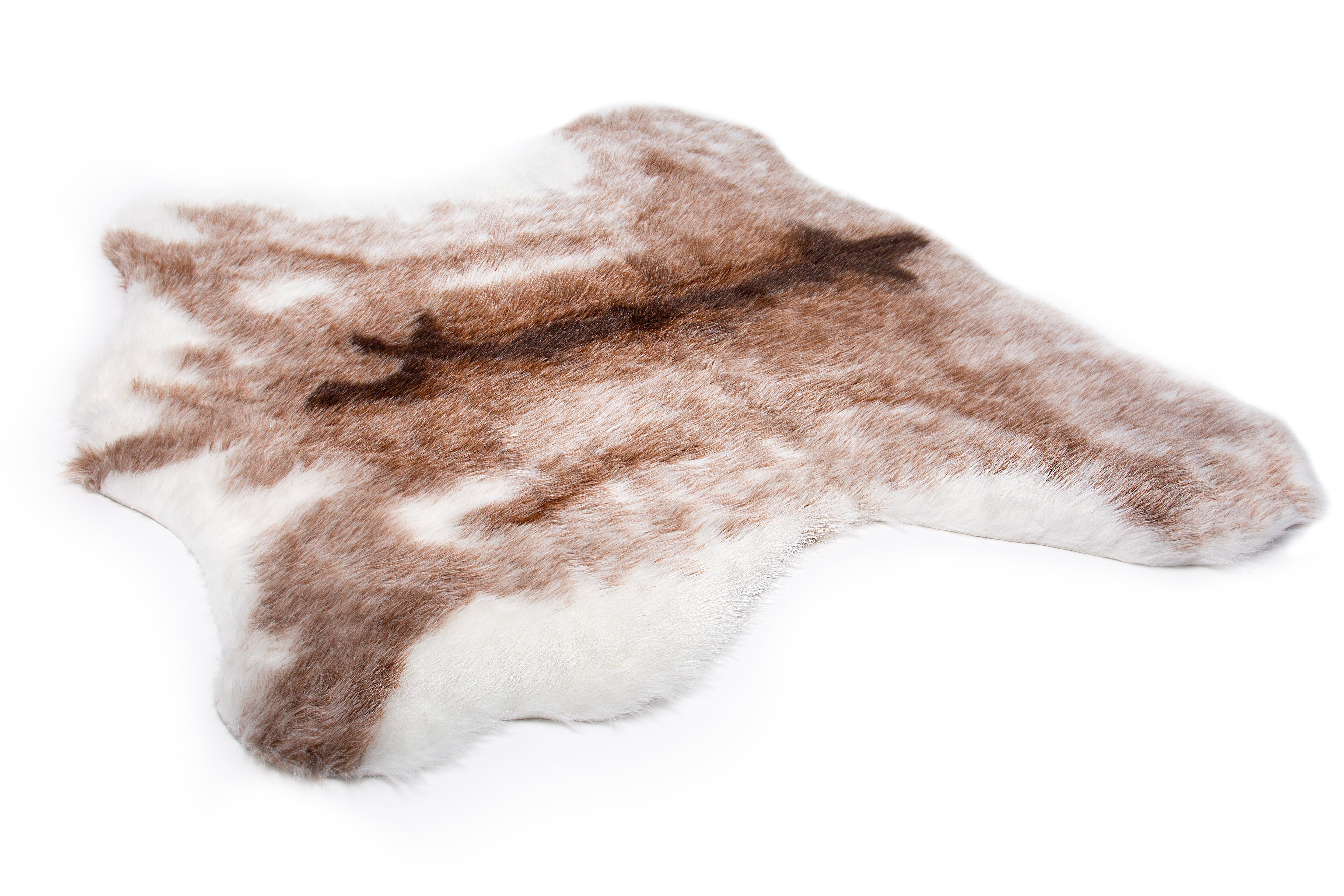 Luxe Home Decor Classic Faux Hide Rug | 1-Piece | Reindeer