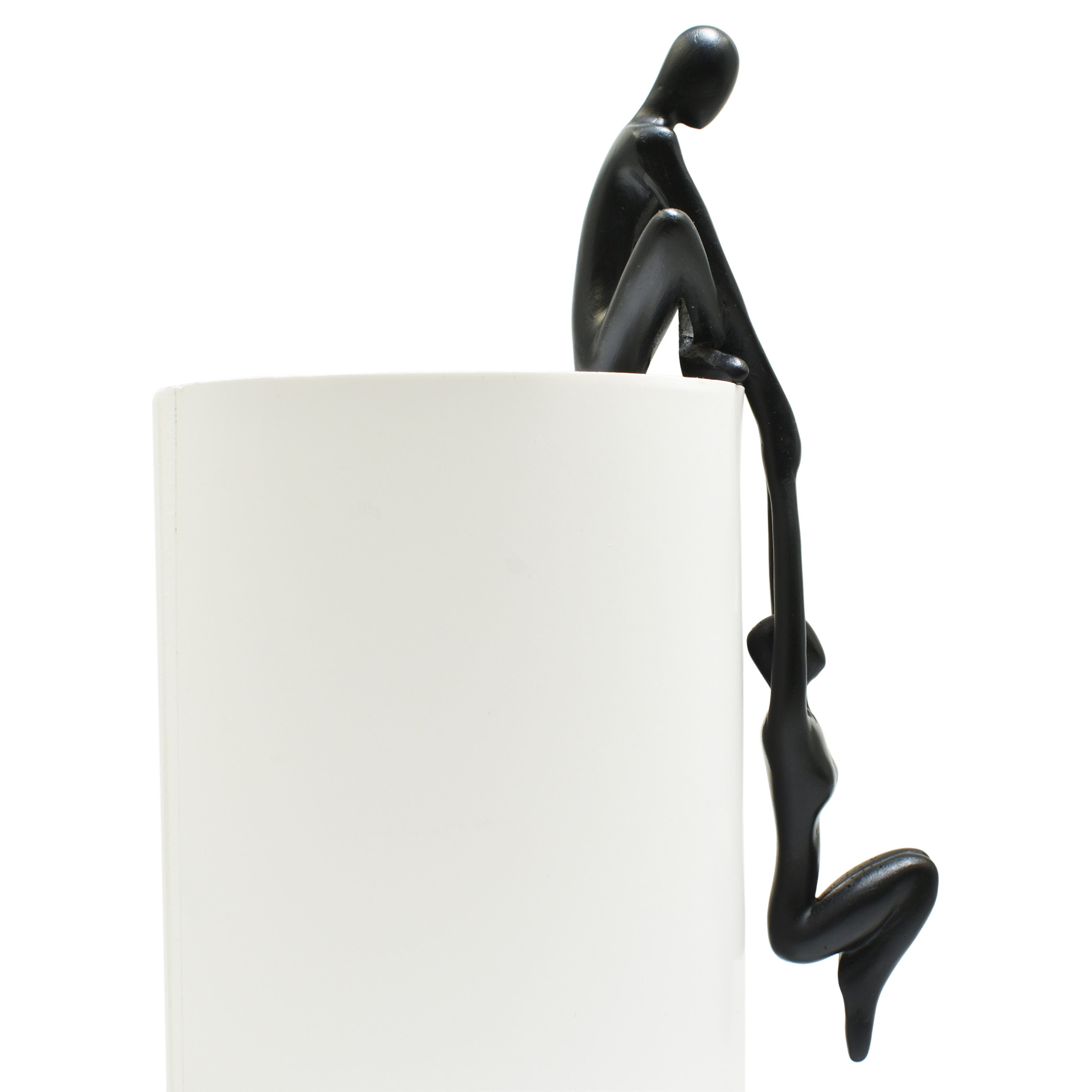 Adam & Friends Man Lifting Woman Onto Ledge Sculpture