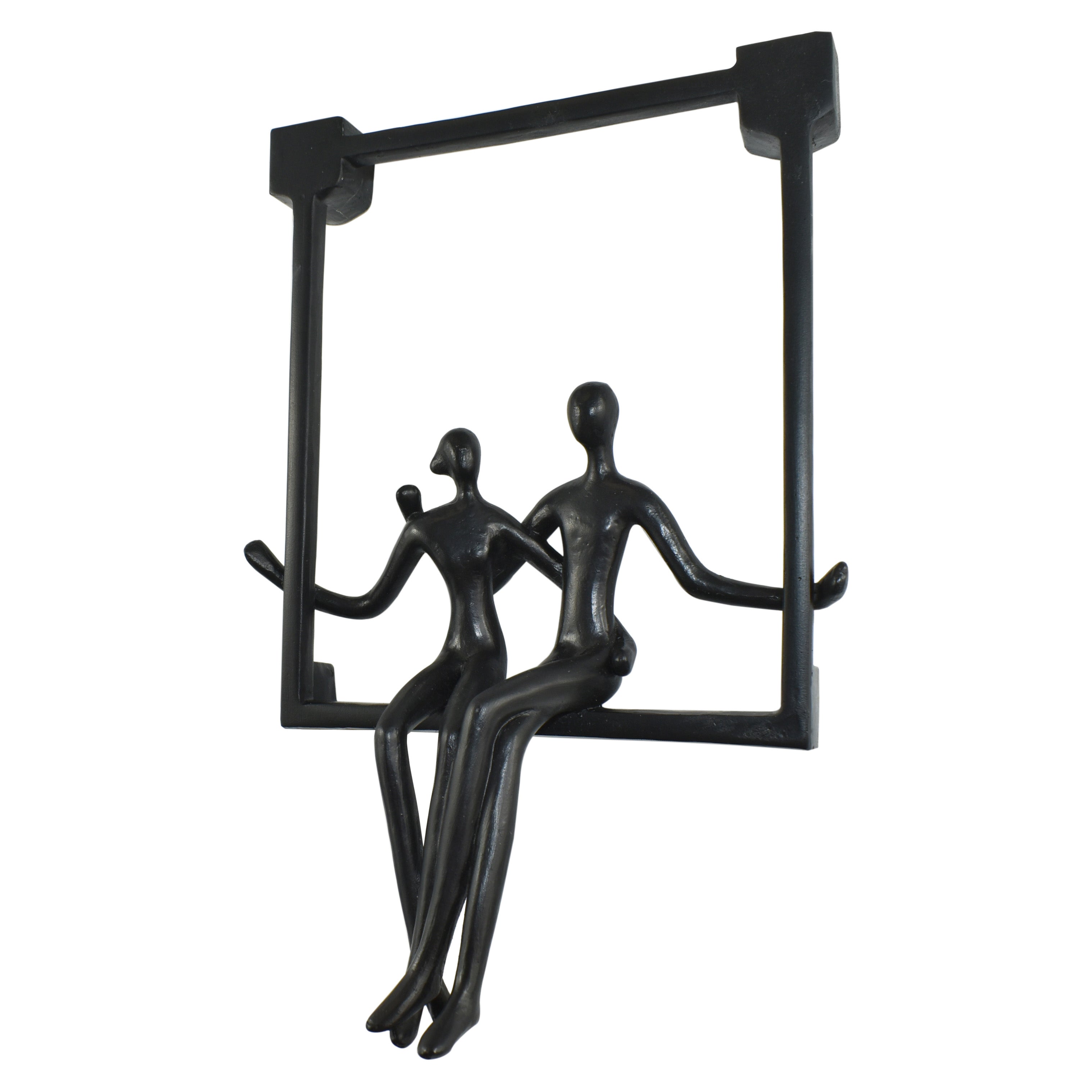 Adam & Friends Swinging Couple Sculpture