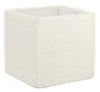 Go-Poufs Knock-Down Teddy Boucle Lidless Storage Cube | 12"x12"x12"