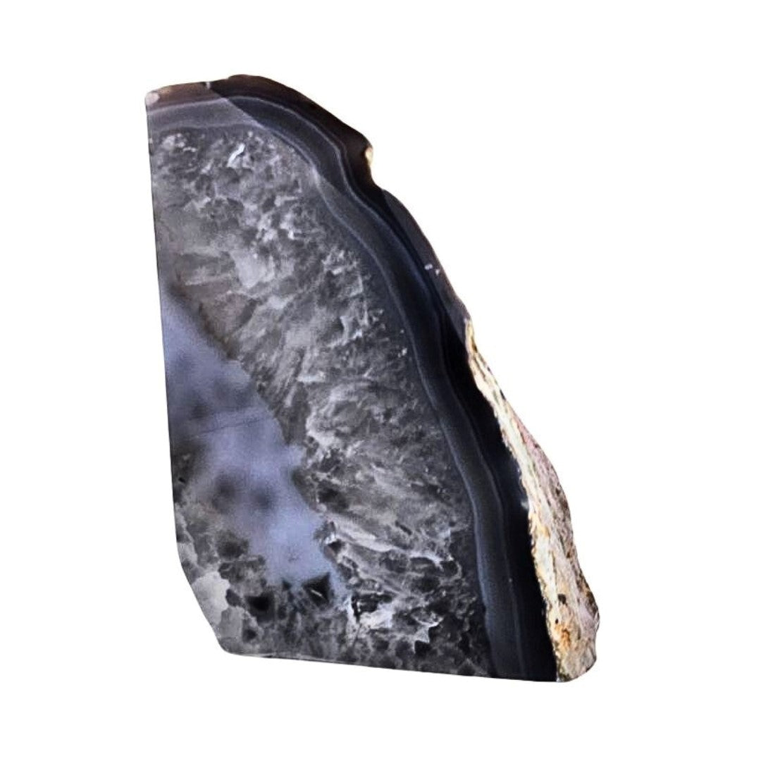 Eternity Agate Single Bookends | Grey