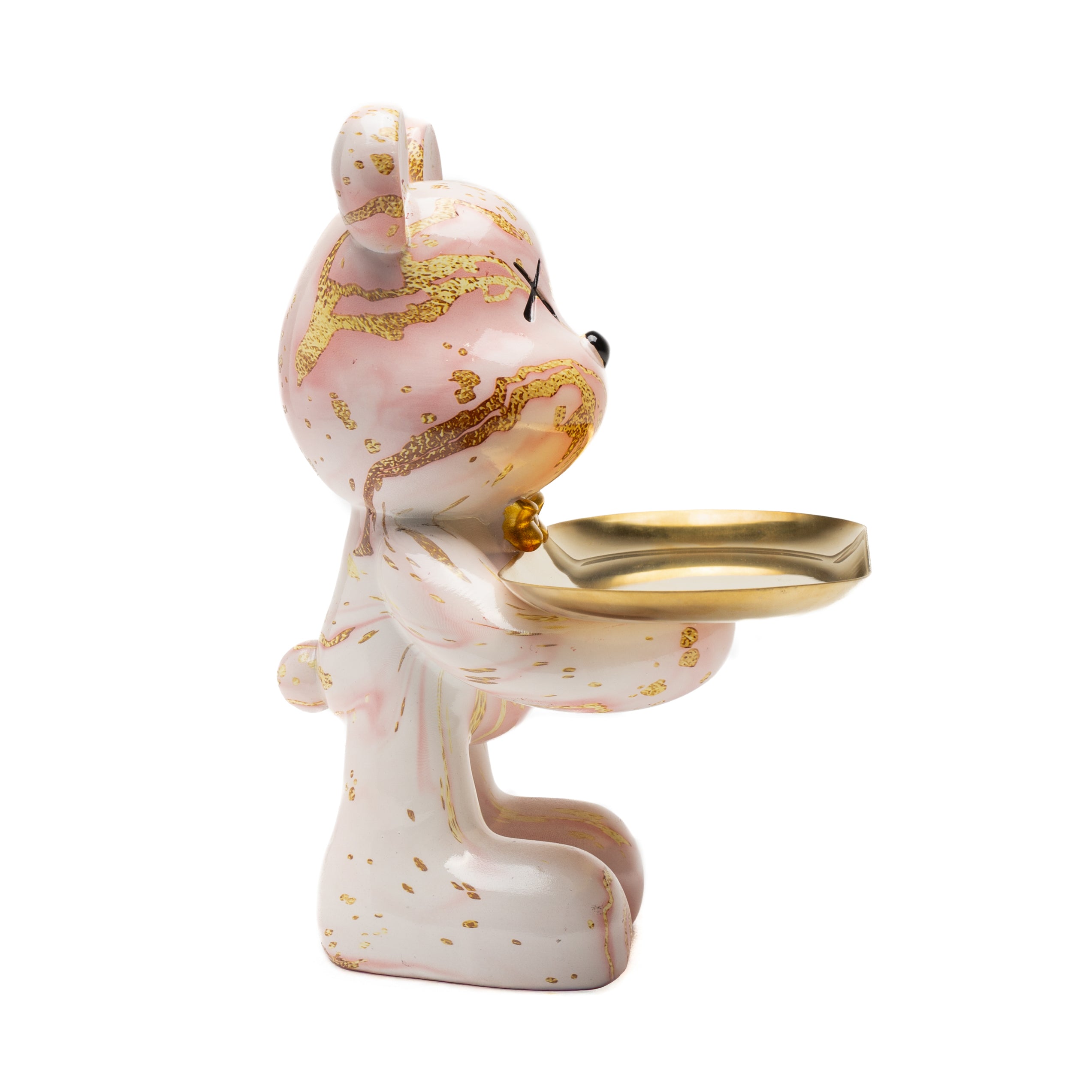 Adam & Friends Butler Mouse With Tray Sculpture