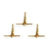 Wall Diver Home Decor Classic Wall-Art Sculpture - Gold - 3 PACK