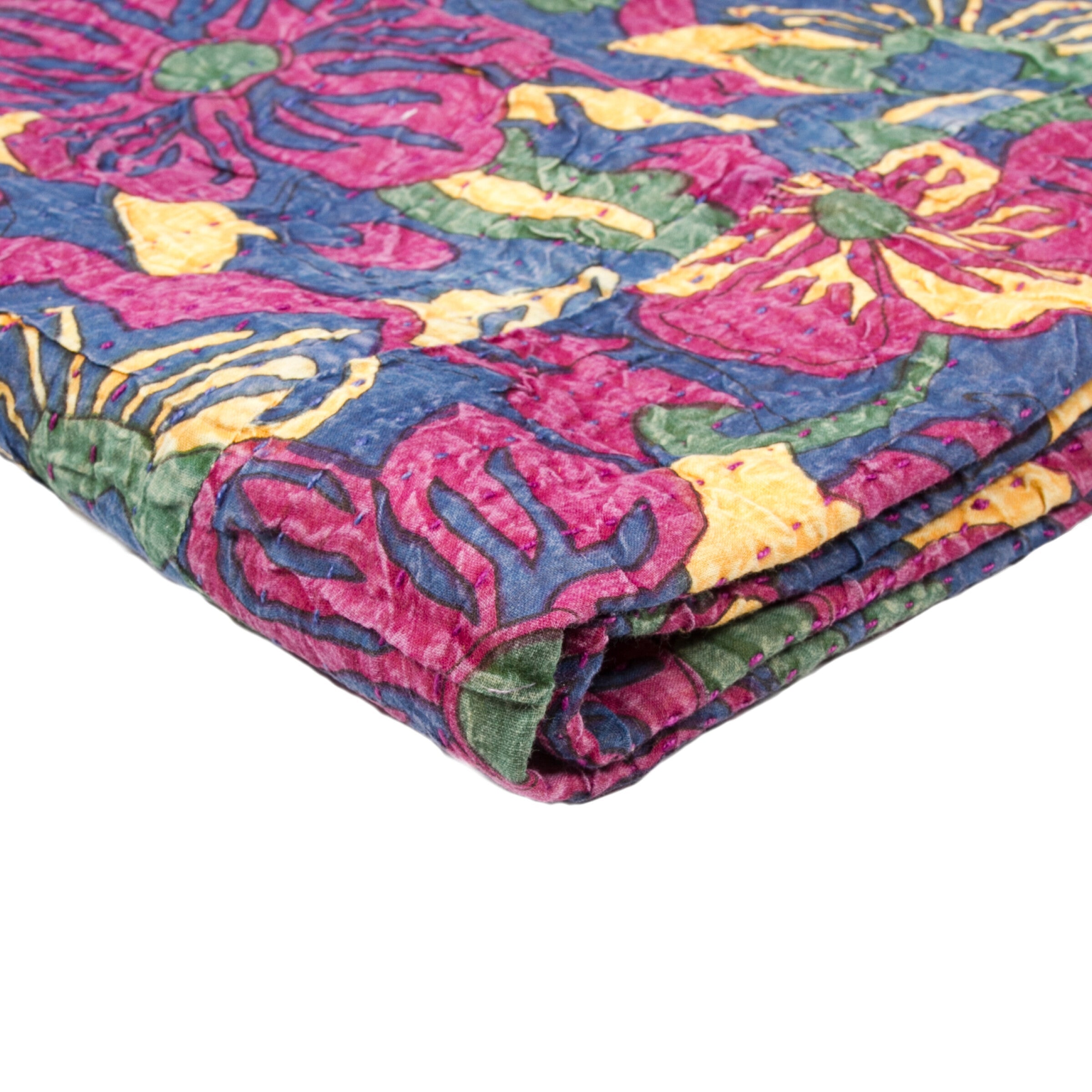 Taj Hotel Home Decor Kantha Cotton Throw | 50