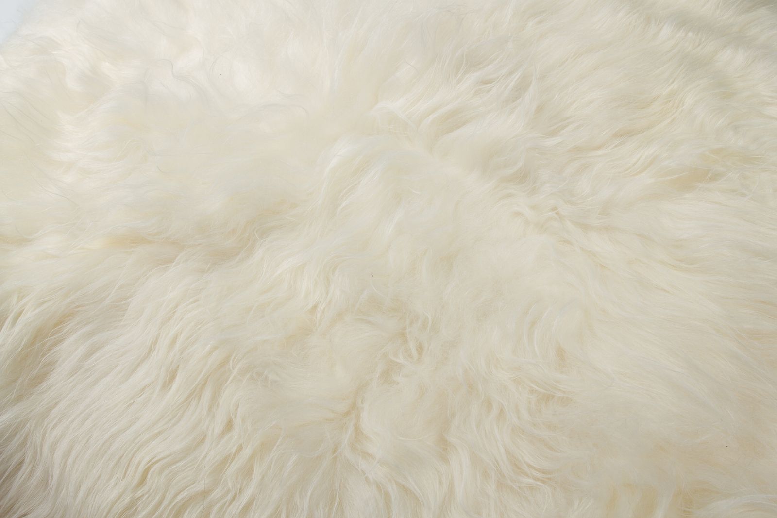 Natural Home Decor Icelandic Sheepskin Quattro Rug | 1-Piece | White  | 4'x6'